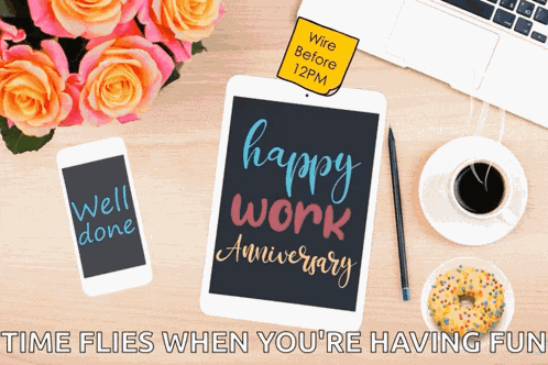 Work Anniversary Happy Work Anniversary GIF