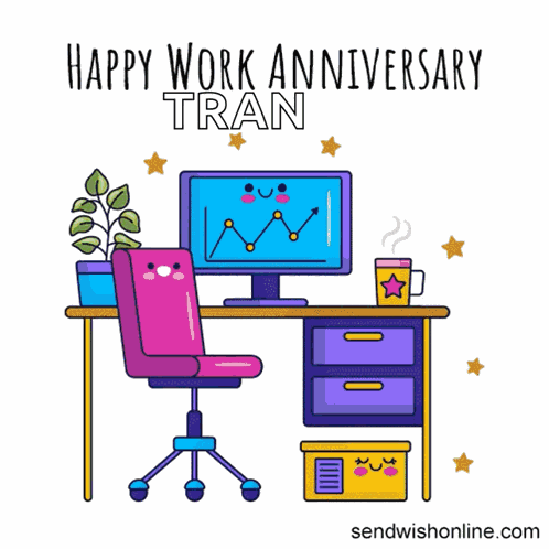 Work Anniversary Office GIF