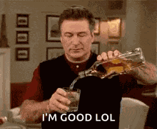Work Drinking GIF
