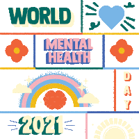 World Mental Health Day Mental Sticker