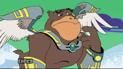 World Of Quest Jetix Gryphon Big Dismissal GIF