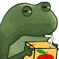 Worry Froge Frog Meme Sticker