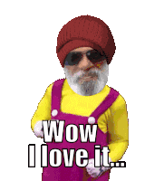 Wow I Love It Sticker