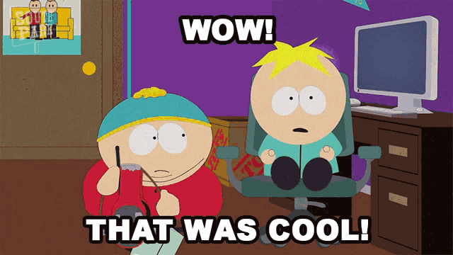 Wow That Was Cool Butters Stotch GIF