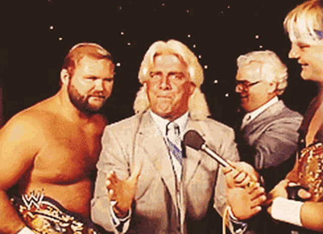 Wrestling Four Horsemen GIF