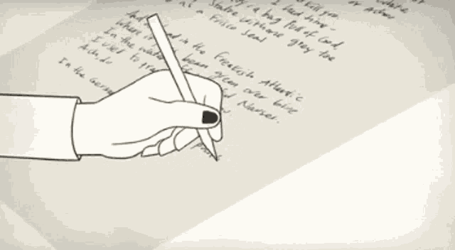 Writing Poetry GIF
