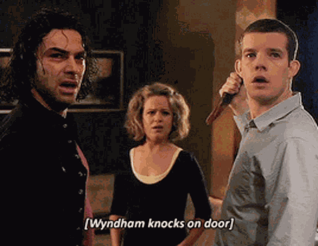 Wyndham Knocking On The Door George Sands GIF