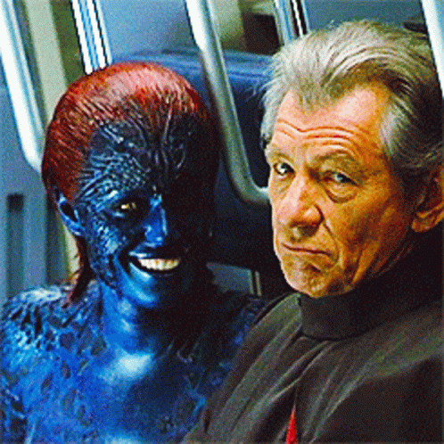 Xmen Laughing GIF