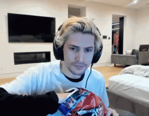 Xqc Eat Chips GIF