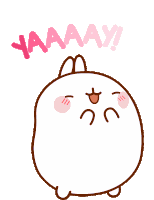 Yaaaay Molang Sticker