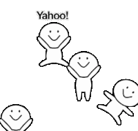 Yahoo Happy Sticker