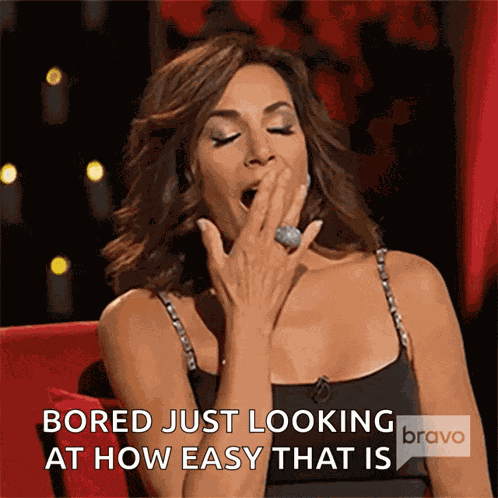 Yawning Real Housewives Of New York GIF
