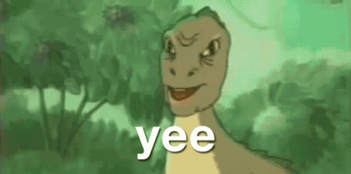 Yee Yeedinasour GIF