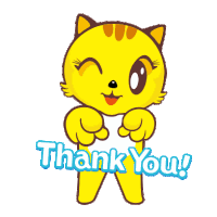 Yellow Cat Sticker