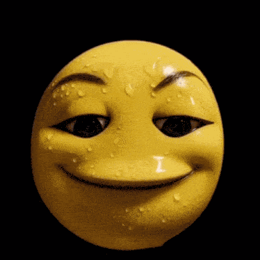 Yellow Wet Emoji Freakmoji GIF