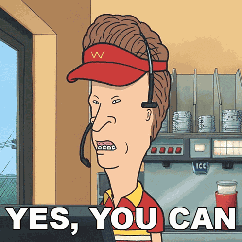 Yes You Can Butt-head GIF