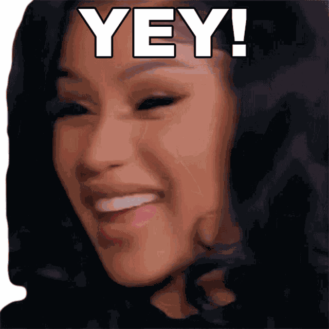 Yey Cardi B GIF