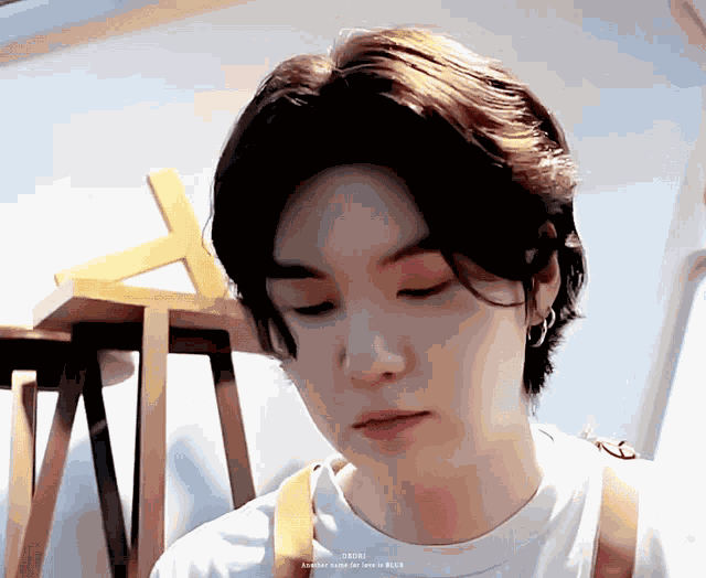 Yoongi Hair Suga Hair GIF