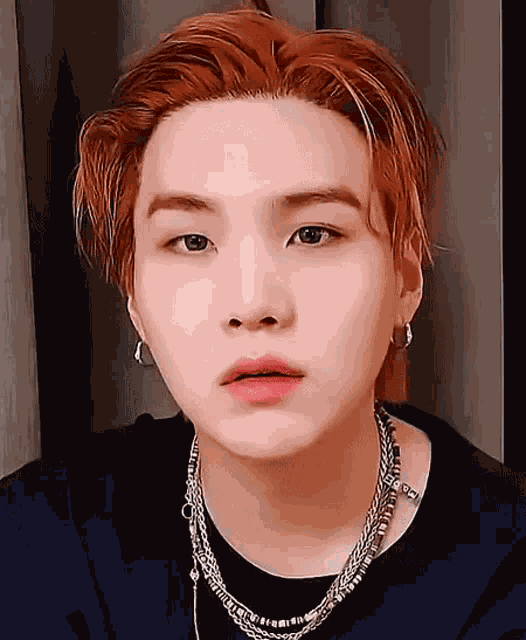Yoongi Red Hair Suga Red Hair GIF