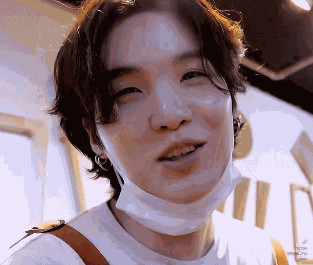 Yoongi Smile Suga Smile GIF