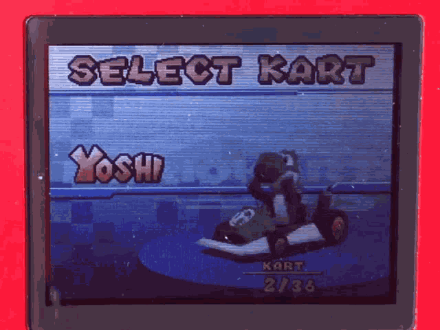 Yoshi Mario Kart GIF