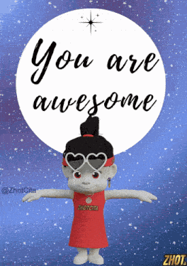 You Are Awesome Eres Asombroso GIF