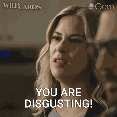 You Are Disgusting Detective Yates GIF