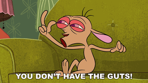 You Don'T Have The Guts Ren Hoek GIF