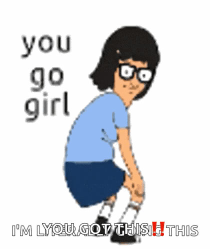 You Go Girl Animation GIF