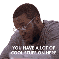 You Have A Lot Of Cool Stuff On Here Deen Sticker