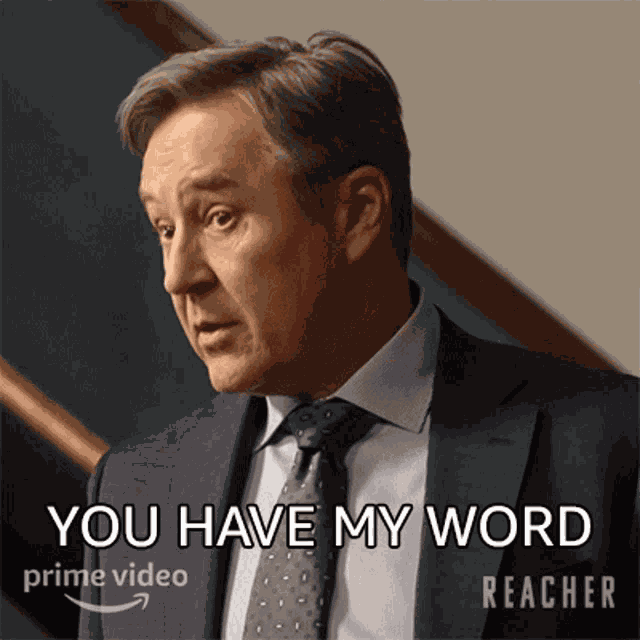 You Have My Word Kliner Sr GIF