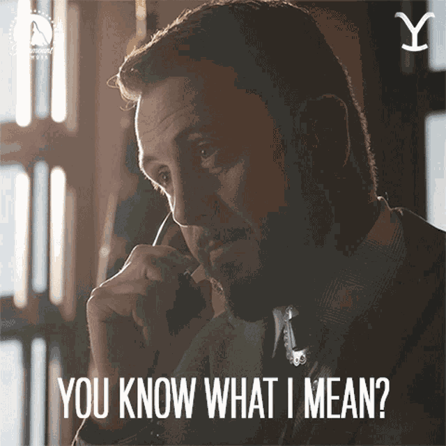 You Know What I Mean You Heard GIF