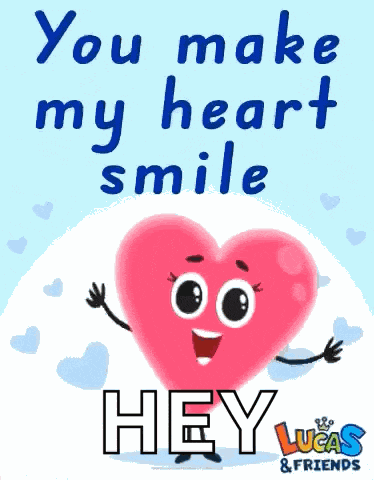 You Make My Heart Smile Happiness GIF
