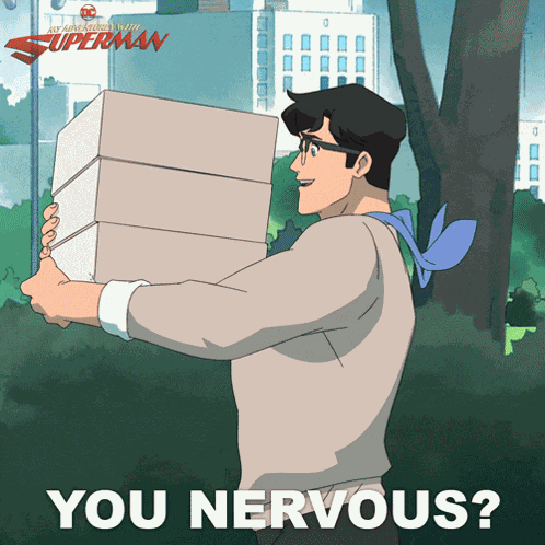 You Nervous Clark Kent GIF GIF