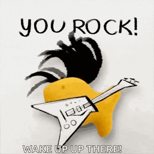 You Rock Goldfish GIF
