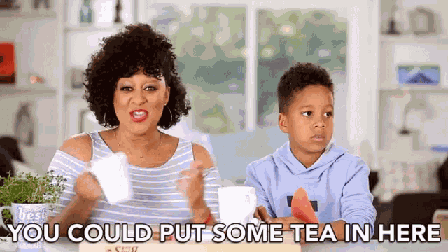 You Should Put Some Tea In Here Tea GIF