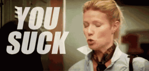 You Suck! - Glee GIF