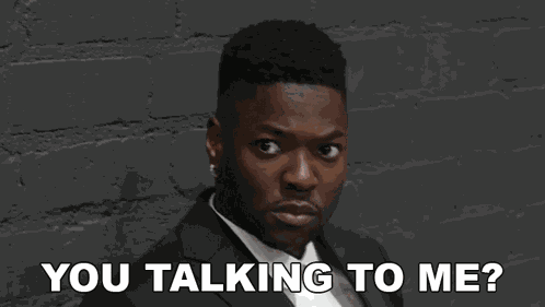 You Talking To Me Mark Philips GIF