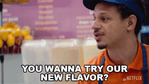 You Wanna Try Our New Flavor Chris Carey GIF