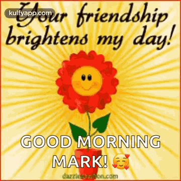 Your Friendship Brightens My Day Happy Friendship Day GIF