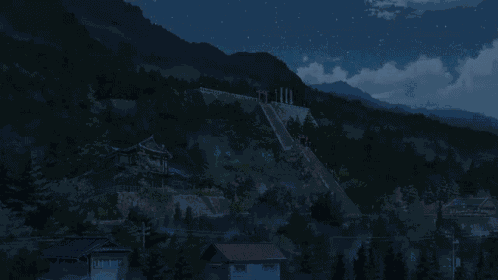 Your Name Anime Comet GIF