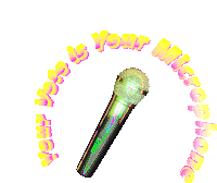 Your Vote Is Your Microphone Microphone Sticker