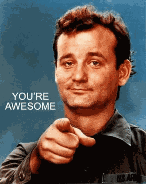 Youre Awesome Eyebrow Wiggle GIF