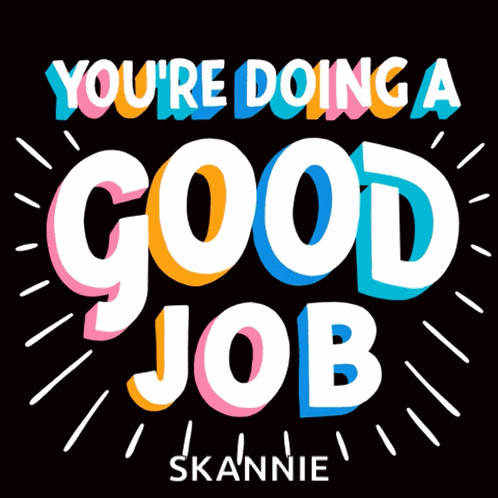 Youre Doing A Good Job Great Job GIF