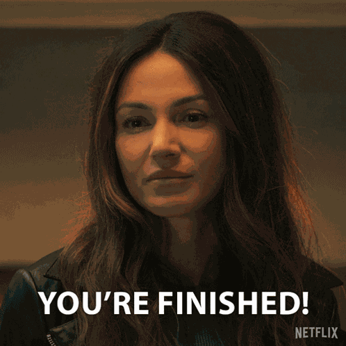 You'Re Finished Maya Stern GIF