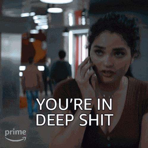 Youre In Deep Shit Elaine GIF
