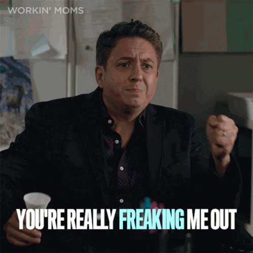 Youre Really Freaking Me Out Lionel GIF
