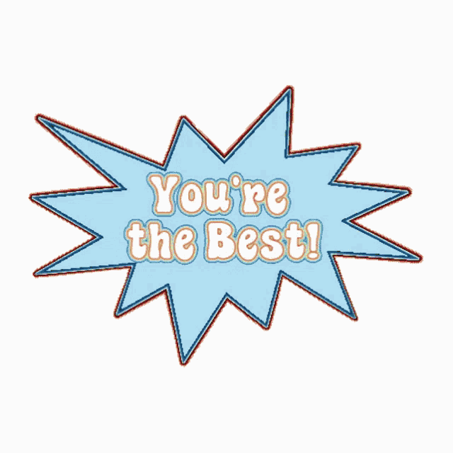 Youre The Best Animated Text GIF