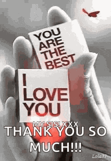 Youre The Best I Love You GIF
