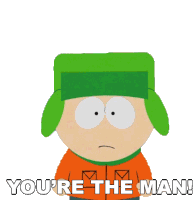 Youre The Man Kyle Broflovski Sticker